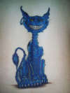 Evil Cheshire Cat tattoo