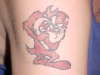 Sneaky Taz tattoo