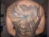 phoenix back tattoo