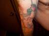 skull/martint glass tattoo