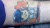 Alex from a clockwork orange cartoon image tattoo