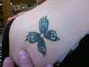 Butterfly wings tattoo