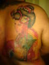 Geisha 3rd session tattoo