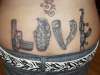 LOVE tattoo