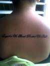 My back tattoo ! tattoo