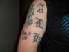 My daughters initials and birthdate! tattoo