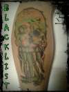 Salvador Dali Skull Ladies tattoo