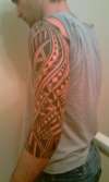 Samoan Style Sleeve tattoo