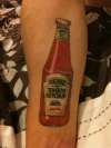Tomato sauce tattoo