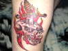 Year i was born skull tattoo