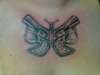 butterfly guns tattoo