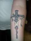 cross of nails tattoo