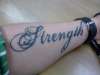 strength tattoo