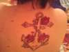 Anchor/Rose Tat tattoo