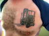 Memorial Forklift Tattoo