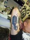 Microphone tattoo