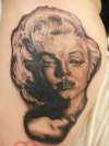 Monroe portrait tattoo
