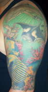 Ocean Scene tattoo