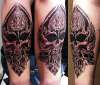 Skull tattoo