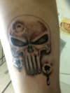 The Punisher tattoo
