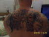 Unfinished back tattoo