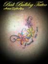 frangjipani flowers tattoo