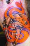 sabertooth skull tattoo