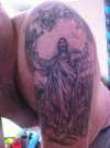 jesus with angels tattoo