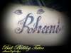lettering tattoo