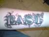 my last name tattoo