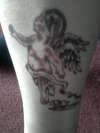 other leg tattoo