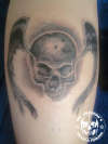 skull_flying tattoo