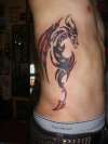 tribal dragon tattoo
