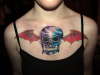 A7X Deathbat Tattoo 3rd Session tattoo