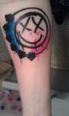 Blink-182 Smiliey tattoo