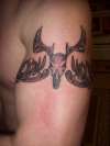 Deer Skull Antlers Armband tattoo