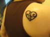 JF Signature Heart tattoo