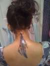 Neck Feather Tattoo tattoo