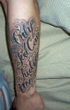 Only god can judge me tattoo