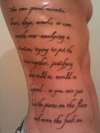 Script tattoo