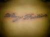Stay Positive (Back) *UNFINISHED tattoo