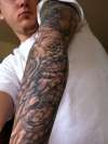 back of sleeve tattoo