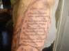 first of three the ten comandments tattoo