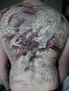 japanese dragon back piece tattoo