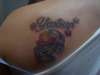 pacifier with name tattoo