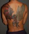 Back tat after Ricco tattoo