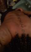 CHINESE DOWN MY BACK tattoo