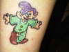 Dopey, after a touch up tattoo