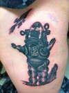 Robbie the Robot tattoo