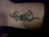 Star swirls wrist tattoo tattoo